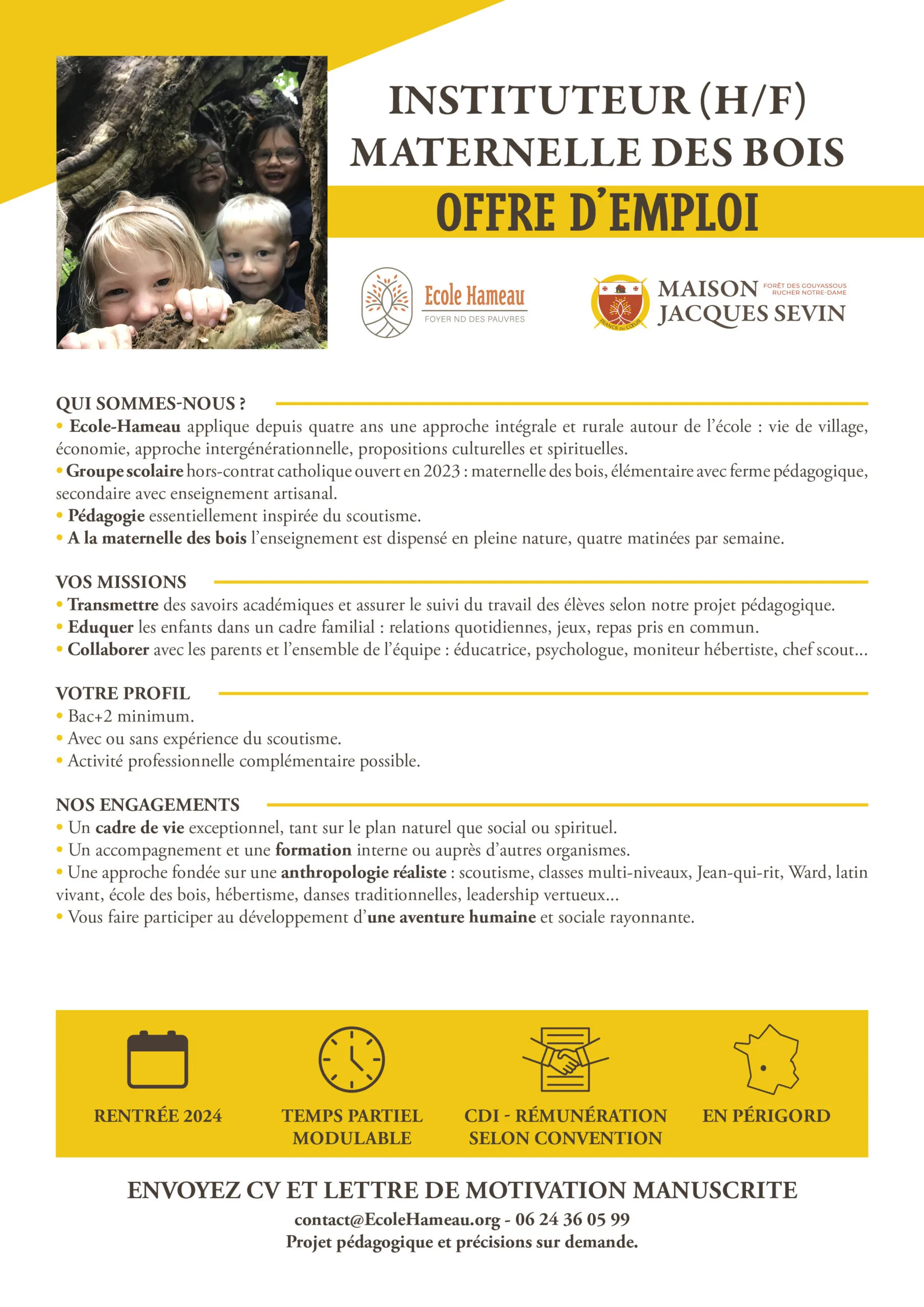 Enseignante / animatrice maternelle